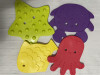 102577 ROXY-KIDS Набор: Антискользящие детские мини-коврики для ванны/игрушка + пальчиковые краски от пользователя Мария